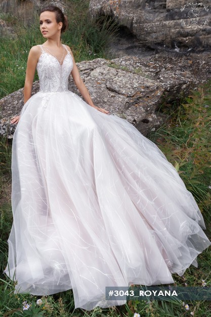 Gabbiano. Свадебное платье Рояна. Коллекция Crystal world 
