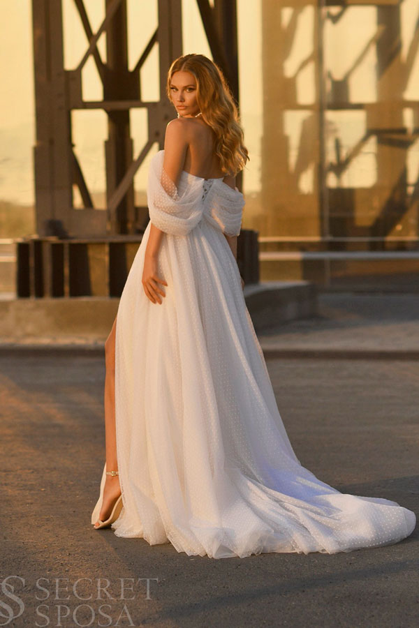 легкое свадебное платье