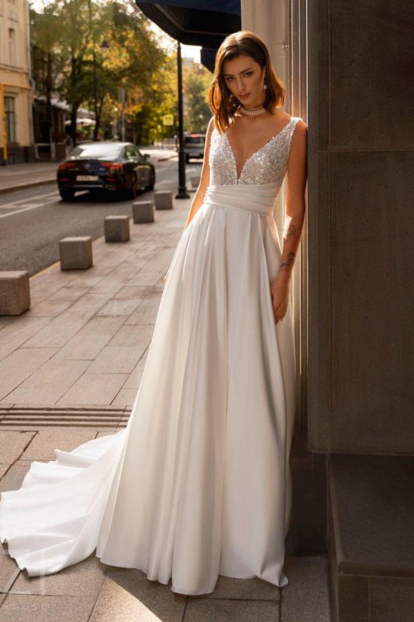 свадебное платье без корсета